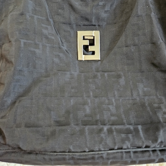 Fendi Zucca FF Vintage Black Tote - Picture 16 of 16